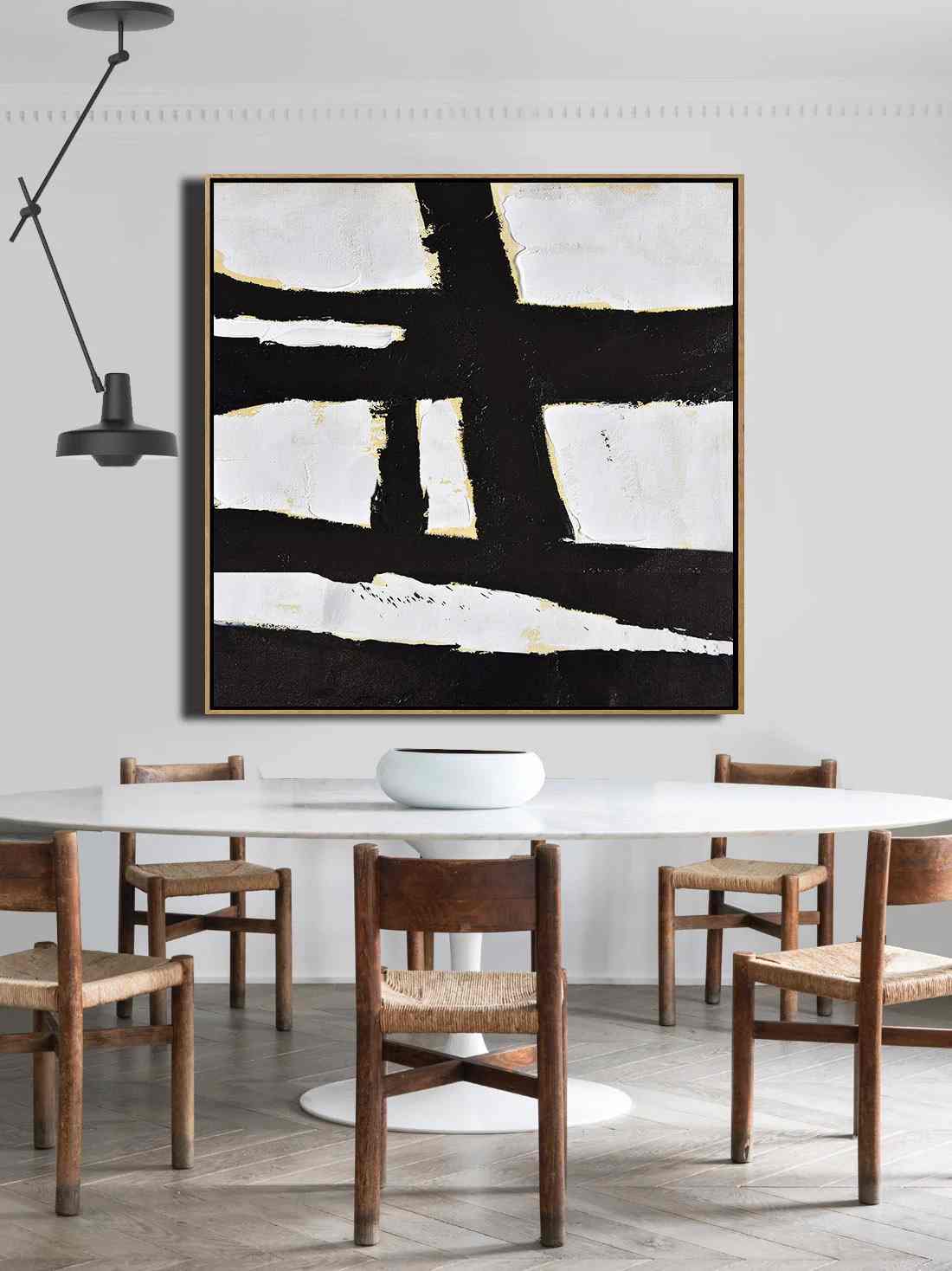 Dining Your Black - hand-painted custom canvas art